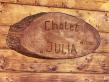 Chalet Julia - sign