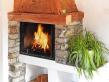 Chalet Carella - fireplace