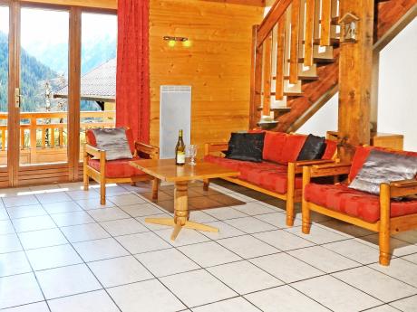 Chalet Carella - Wohnraum