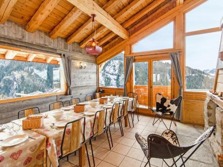 Chalet Balcon du Paradis - Essbereich