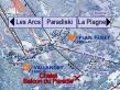 Chalet Balcon du Paradis - location map