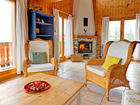 Chalet Krokus - Wohnraum