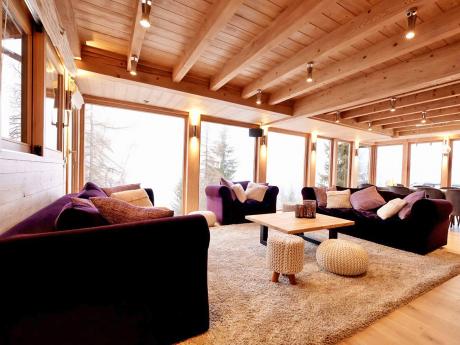 Chalet de Vallandry Nowen - Wohnraum