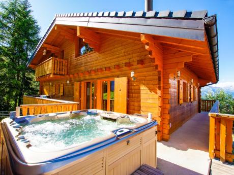 Chalet Harmonie - Außen-Whirlpool