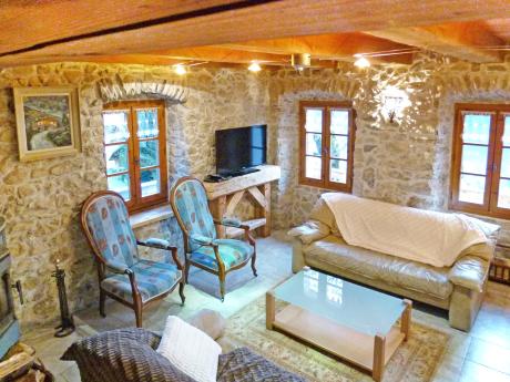 Chalet Petit Châtel - Wohnraum