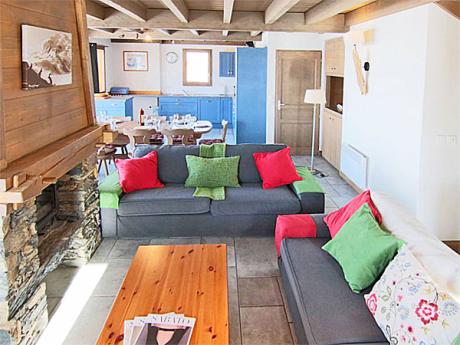 Chalet de Bellecôte Wittenburg - Wohnraum