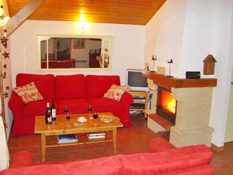 Chalet de Vallandry Chamois - Wohnraum