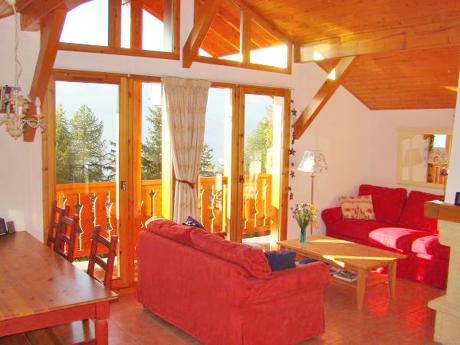 Chalet de Vallandry Chamois - Wohnraum