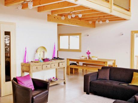 Chalet Chaud - Wohnraum