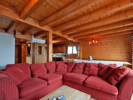 Chalet Hameau des Marmottes P14  - Wohnraum
