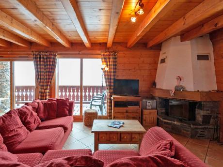 Chalet Hameau des Marmottes P14  - Wohnraum