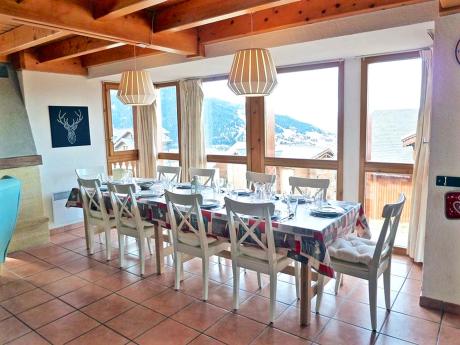 Chalet de Bellecôte Hunting Lodge - Essbereich