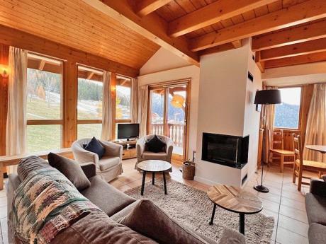 Chalet de Bellecôte Le Morey - Wohnraum