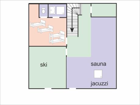 Chalet Bettaix CSA01 - Grundriss - Etage 1