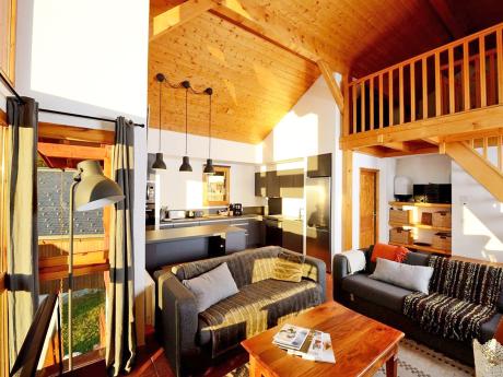 Chalet de Bellecôte Etoile de Neige - Wohnraum