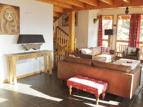Chalet de Bellecôte Ecureuil - Wohnraum