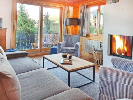 Chalet Altitude 1900 - Wohnraum