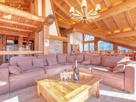 Chalet Perle des Neiges - Wohnraum