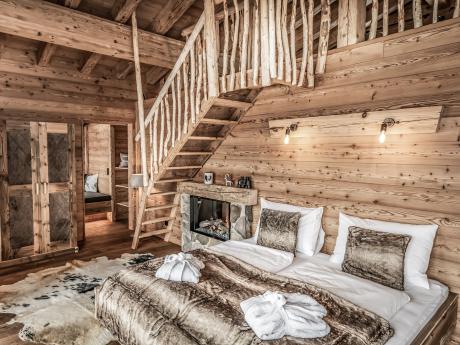 Lech-Chalet Familie - Wohnraum