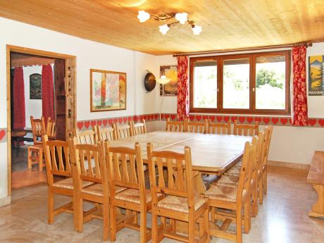 Chalet La Rossa Champagny - Essbereich
