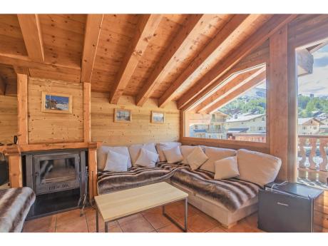 Chalet Bettaix Irène - Wohnraum