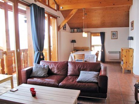 Chalet de Vallandry Cocon - Wohnraum
