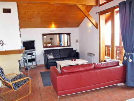 Chalet de Vallandry Cocon - Wohnraum