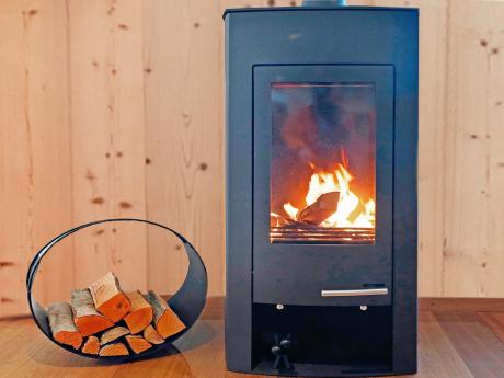 Chalet Soleil d'Abondance - Kamin Beispiel