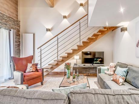 Chalet Eagle Lodge - Wohnraum