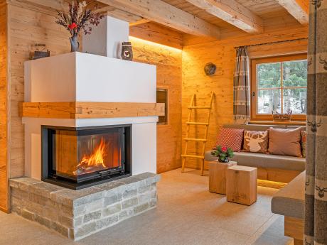 Chalet Engadin White Diamond - Kamin