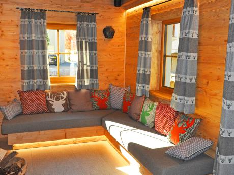 Chalet Engadin White Diamond - Wohnraum
