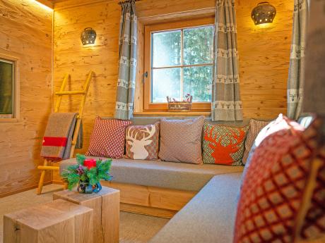 Chalet Engadin White Diamond - Wohnraum