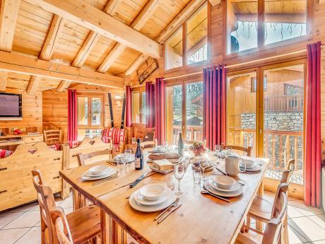 Chalet Gypaète 2 - Essbereich