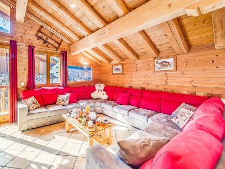 Chalet Gypaète 2 - Wohnraum