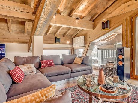 Chalet Casa Alba - Wohnraum