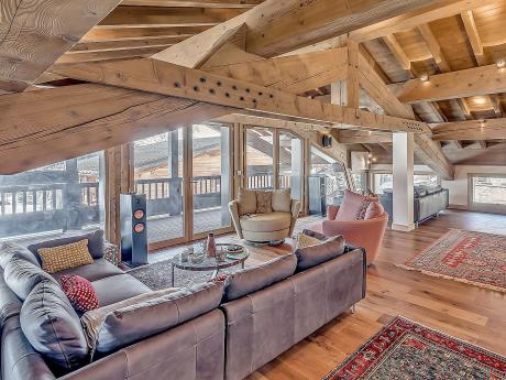 Chalet Casa Alba - Wohnraum
