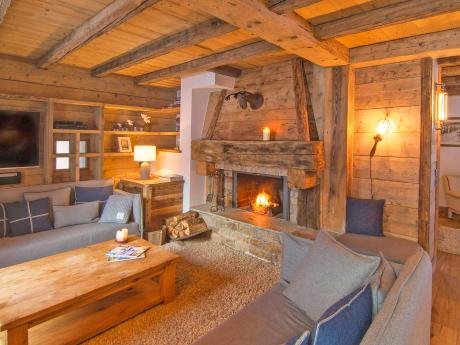 Chalet Riondaz - Wohnraum