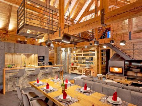 Chalet Atelier Lodge  - Essbereich