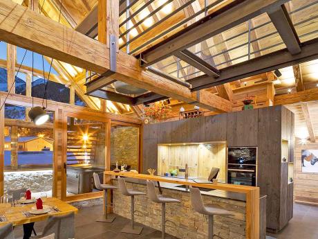  Chalet Atelier Lodge  - Küche