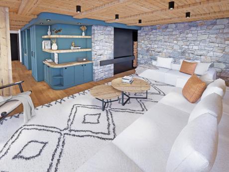 Chalet les Coches - Wohnraum (Beispiel)