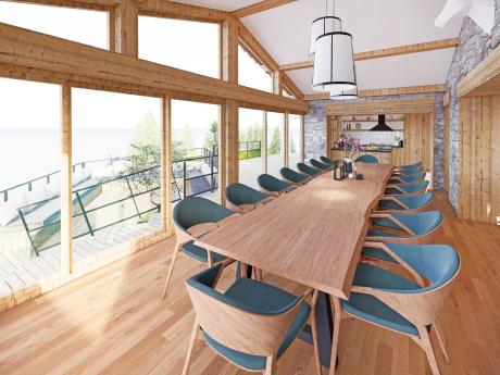 Chalet les Coches - Essbereich (Beispiel)