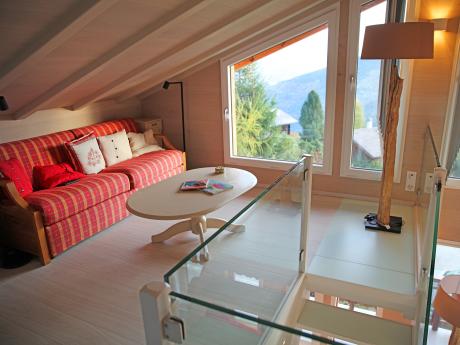 Chalet Belle Vue - Wohnraum