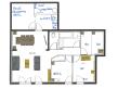 Chalet Saint Marc II - plan du logement