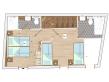 Chalet Vincent - floor plan - level 1