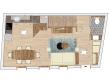 Chalet Vincent - floor plan - level 2