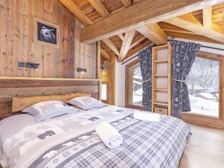 Chalet La Tanière de l'Ours - Schlafzimmer