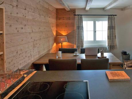Chalet Silverbirch Davos - Essbereich