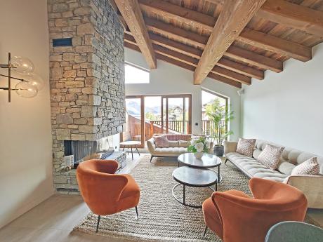 Chalet Chardon - Wohnraum