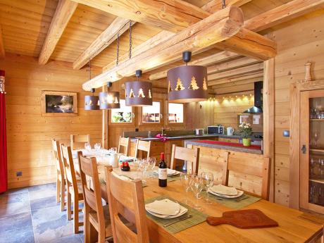 Chalet Loup Lodge - Essbereich