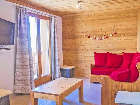 Chalet Eglantier - Wohnraum